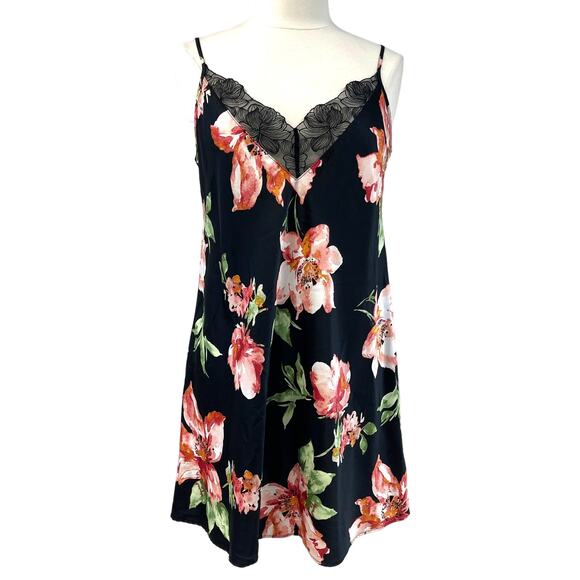 INC International Concepts Other - INC Satin Chemise Slip Dress Womens Size Large Festival Cottagecore Intimates